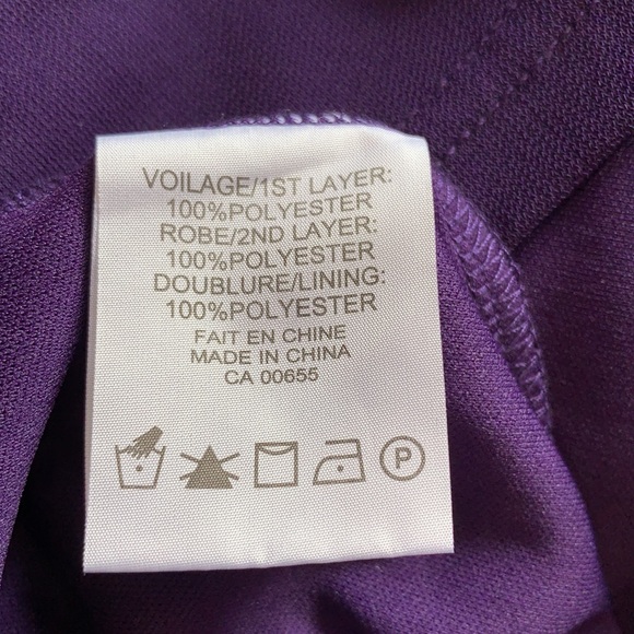 Purple Cocktail Dress - Picture 8 of 8